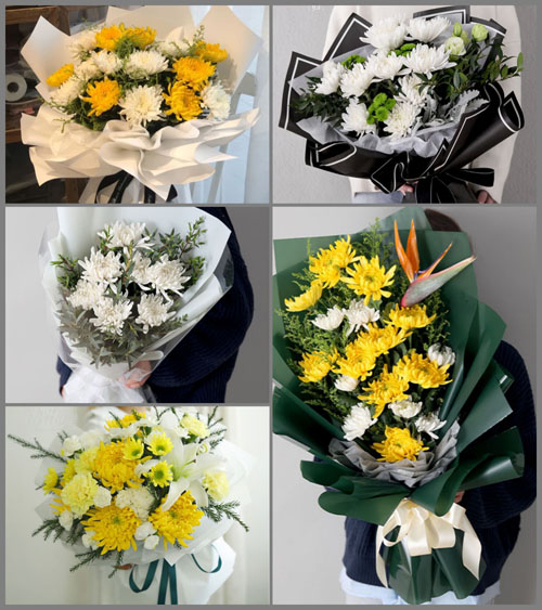 贵州六盘水盘县盘关镇沿塘村白事花束代送